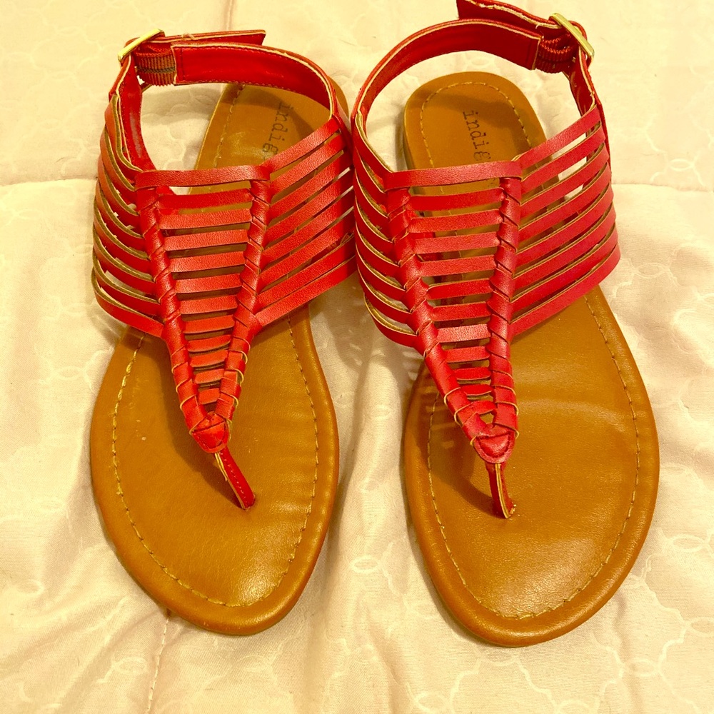 Indigo Rd red sandals